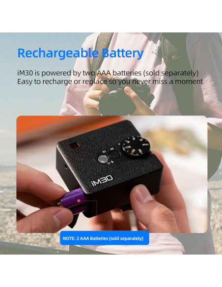 Flash Godox iM30 Mini Speedlite para Cámaras Sony, Canon, Nikon