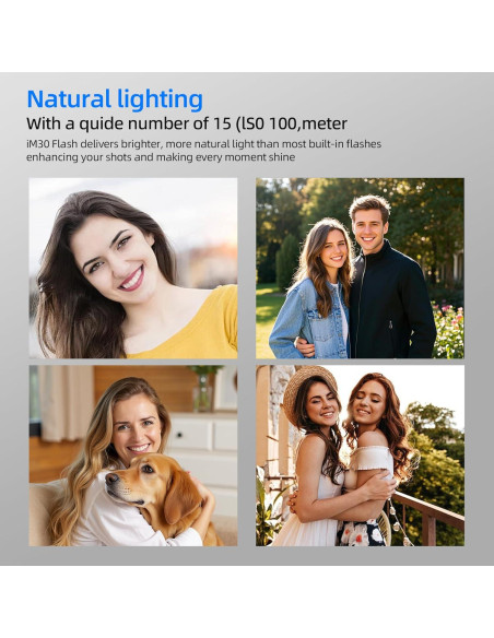 Flash Godox iM30 Mini Speedlite para Cámaras Sony, Canon, Nikon