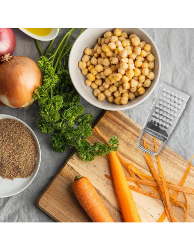 Rallador de Acero Inoxidable 4 Lados HOLIDYOYO Mini 8cm