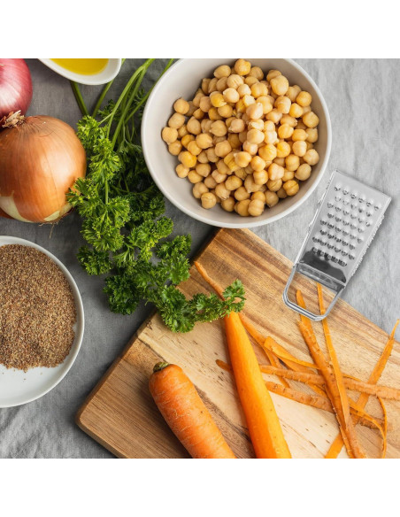 Rallador de Acero Inoxidable 4 Lados HOLIDYOYO Mini 8cm