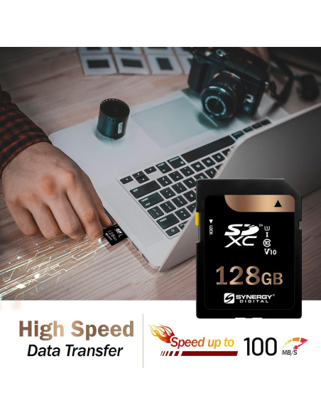 Tarjeta de Memoria SDXC 128GB Synergy Digital UHS-I Clase 10