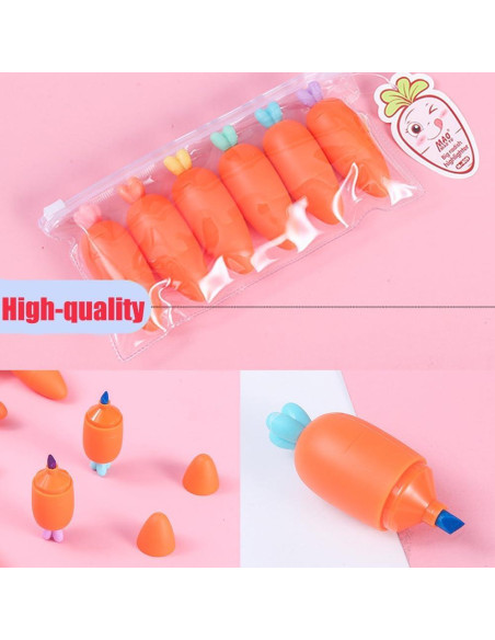Set de 6 Marcadores de Carrotas JOMPENS Multicolor 7.5cm