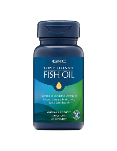 Suplemento Omega 3 GNC Aceite de Pescado Triple Fuerza 1000mg