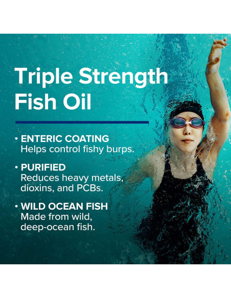 Suplemento Omega 3 GNC Aceite de Pescado Triple Fuerza 1000mg