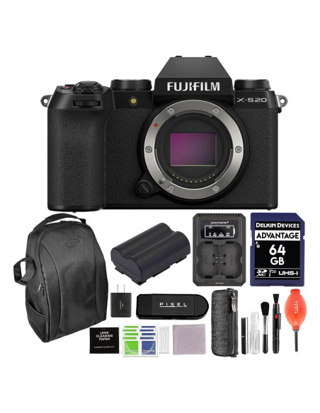 Cámara Sin Espejo Fujifilm X-S20 + Accesorios Avanzados