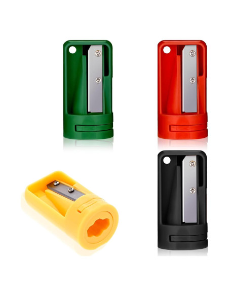 Paquete de 6 Sacapuntas de Lápiz de Carpintero Sliverdew