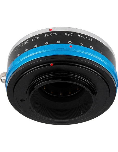 Adaptador Fotodiox Pro IRIS Canon EOS EF a Micro Cuatro Tercios