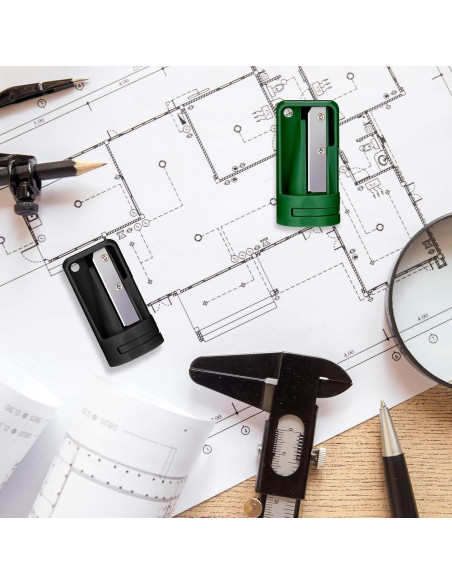 Paquete de 6 Sacapuntas de Lápiz de Carpintero Sliverdew