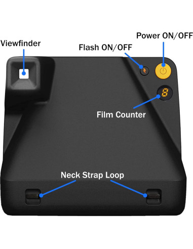 Cámara Instantánea i-Type Now Gen 2 Lumintrail - Negro