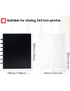 Álbum de Fotos 2x3 Tugle para Polaroid y Fujifilm - 160 Fotos 2