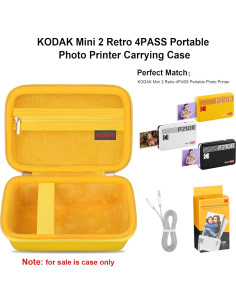 Funda de Transporte Elonbo para Impresora KODAK Mini 2 Retro 4PASS 2