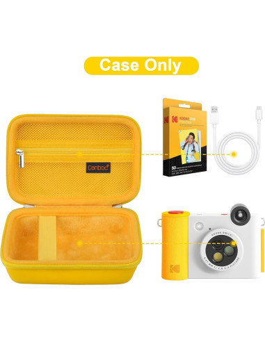 Funda Canboc Amarilla para KODAK Smile+ Cámara Instantánea
