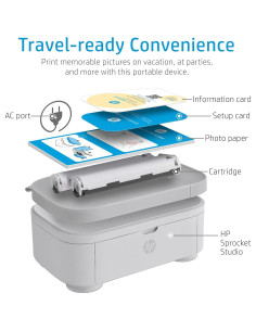 Impresora de Fotos Instantáneas HP Sprocket Studio Plus 10x15 cm - Wi-Fi 2