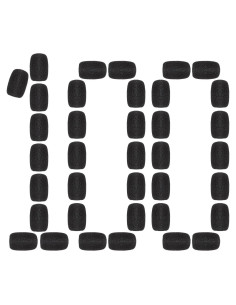 100 Fundas de Espuma para Micrófono Frienda 30x22mm