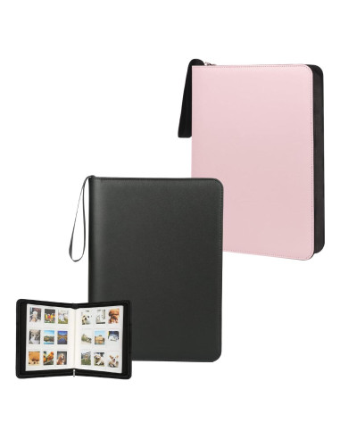 Álbum de Fotos Ruibytree 540 Bolsillos Impermeable Negro