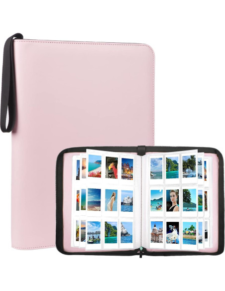Álbum de Fotos Ruibytree 540 Bolsillos Impermeable Negro