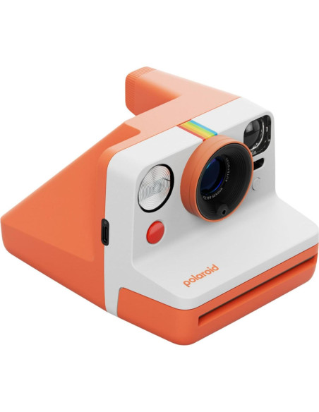 Cámara Instantánea Analógica Polaroid Now 3 Coral con Película