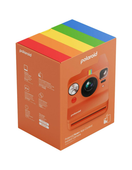 Cámara Instantánea Polaroid Now Plus Coral + Película i-Type