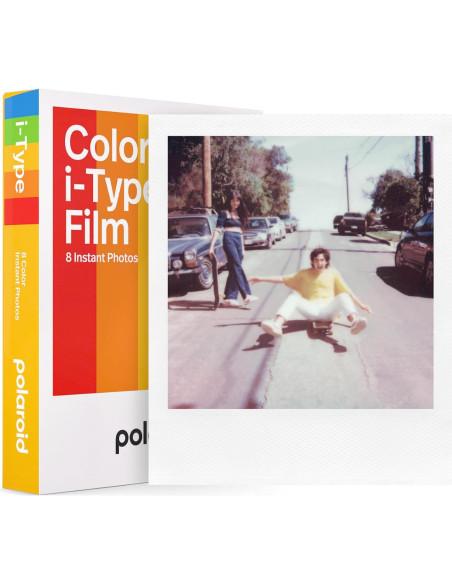 Cámara Instantánea Polaroid Now Plus Coral + Película i-Type