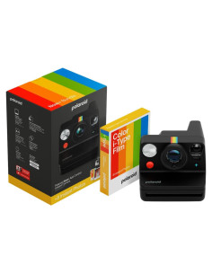 Cámara Instantánea Polaroid Now+ Gen 3 Negra + 8 Fotos