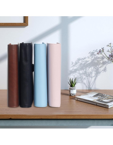 Álbum de Fotos Aisnyho 288 Bolsillos Cuero Marrón 20x19.5 cm