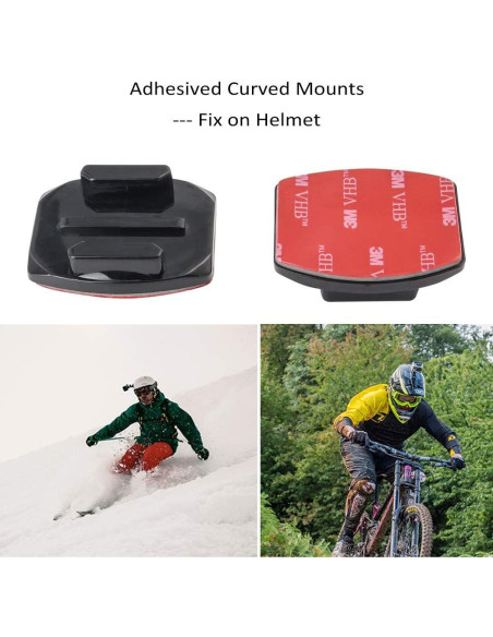 Accesorios de Cámara Woleyi, Montajes Adhesivos 3M para GoPro