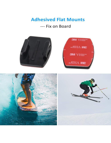Accesorios de Cámara Woleyi, Montajes Adhesivos 3M para GoPro