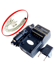Cargador de Batería AC/DC EPMUSA para Cámaras Drift + Cable USB 10 en 1