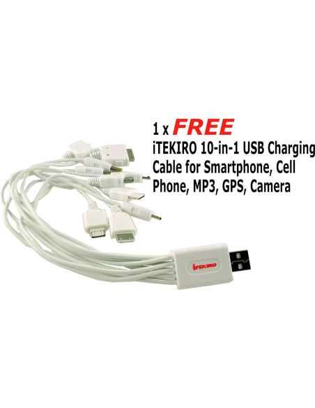 Cargador de Batería AC/DC EPMUSA para Cámaras Drift + Cable USB 10 en 1