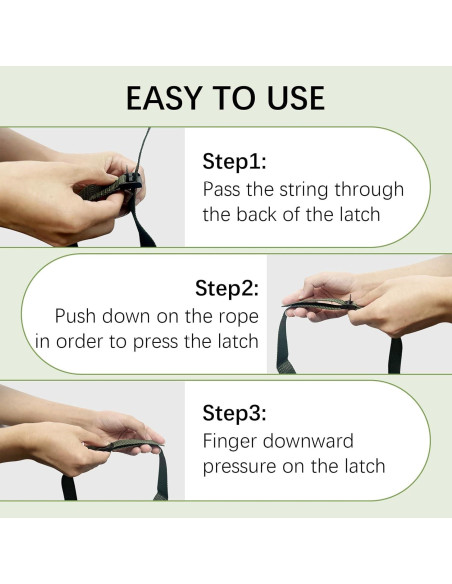 4 Correas de Nylon Acuxiaza 145cm para Cámara de Caza