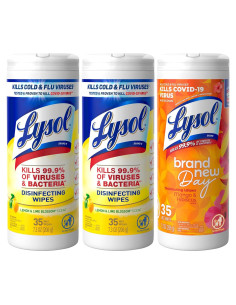 Toallitas Desinfectantes Lysol 240 Unidades Multi-Superficie