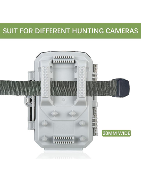 4 Correas de Nylon Acuxiaza 145cm para Cámara de Caza