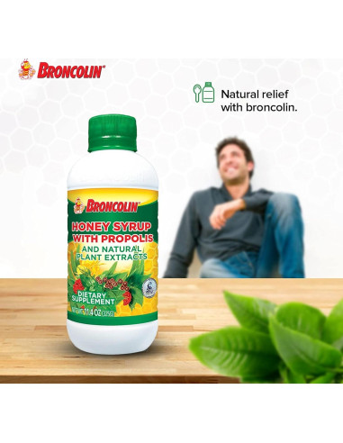 Jarabe de Miel Broncolin con Propóleos 323 g - Alivio Natural