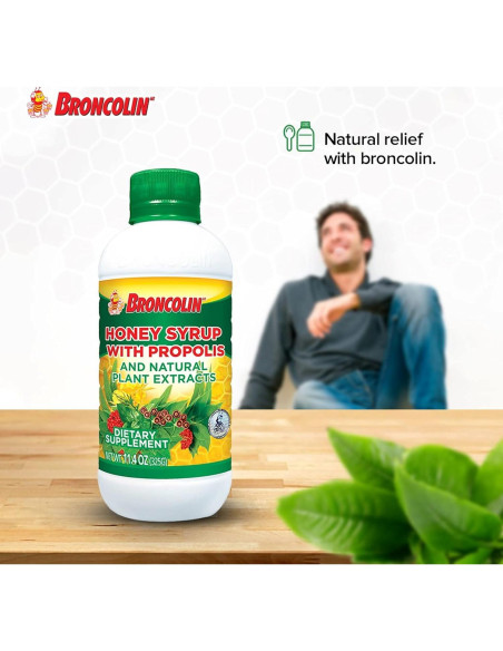 Jarabe de Miel Broncolin con Propóleos 323 g - Alivio Natural