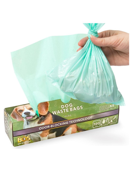 Bolsas para Excremento de Perro BOS - 90 Unidades Sin Olores