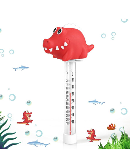 Termómetro de Piscina Flotante Inpool Cocodrilo 20cm