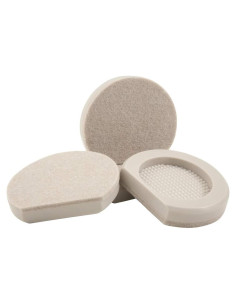 Deslizadores de Electrodomésticos Waxman 3" Fieltro Beige - 4 Pack