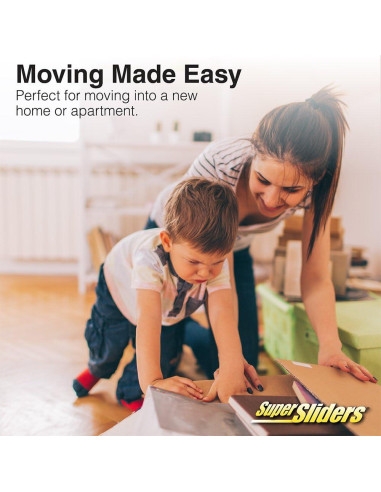 Deslizadores de Electrodomésticos Waxman 3" Fieltro Beige - 4 Pack