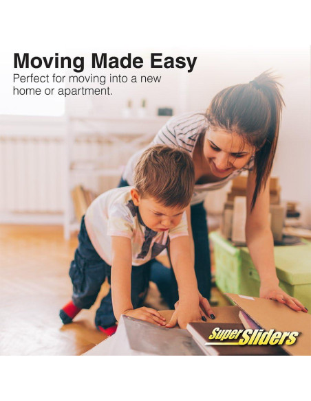 Deslizadores de Electrodomésticos Waxman 3" Fieltro Beige - 4 Pack