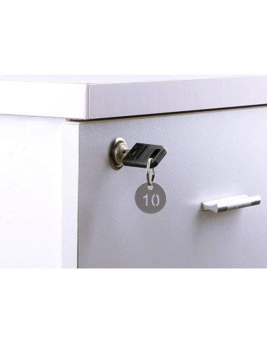 Etiquetas de Número de Llaves Dedoot, Paquete de 20, 23mm