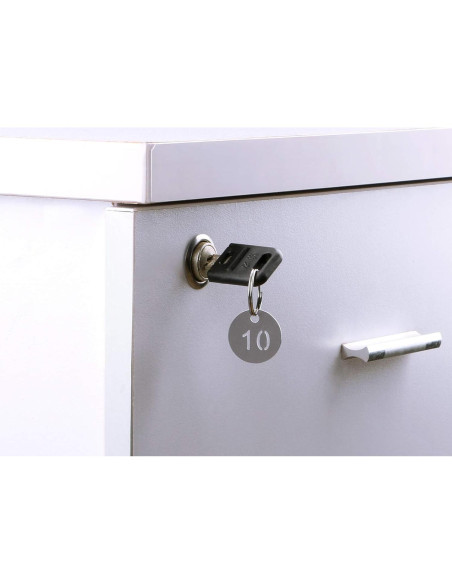 Etiquetas de Número de Llaves Dedoot, Paquete de 20, 23mm