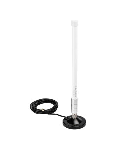 Antena de Fibra de Vidrio Raigen 5.8 dBi con Base Magnética 1.98m