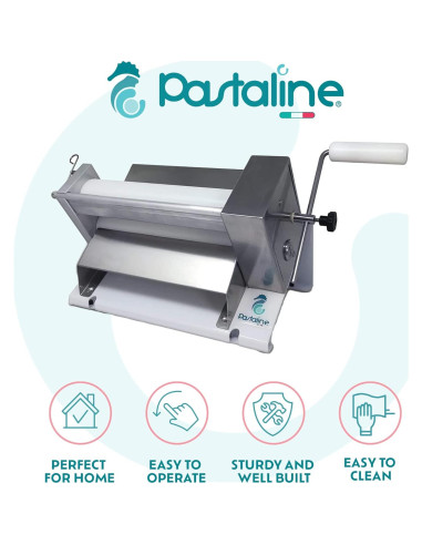 Laminadora Manual de Masa Pastaline Sfogliafacile 0-12mm