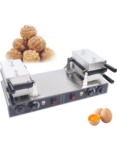 Horno Eléctrico HinLIaDa 1500W para Hornear 20 Waffles de Nuez 2