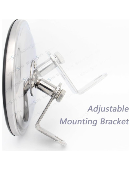 Espejo Convexo Redondo Boursin 15 cm Punto Ciego 2 Pcs