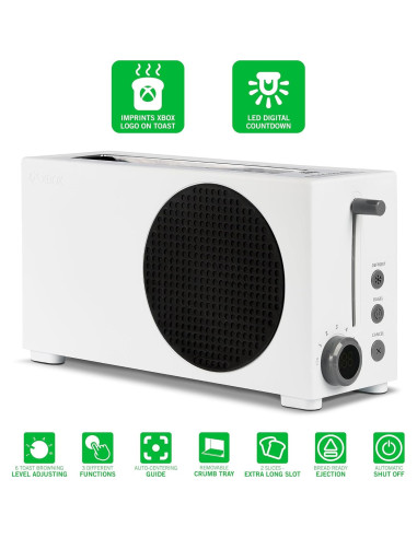 Tostadora Ukonic Xbox Series S, 2 rebanadas, 6 configuraciones