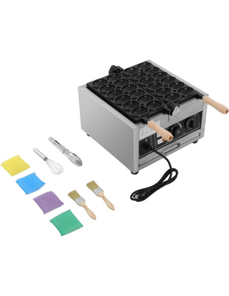 Máquina Eléctrica para Hacer Pancakes Holandeses CUBELLIN 1800W