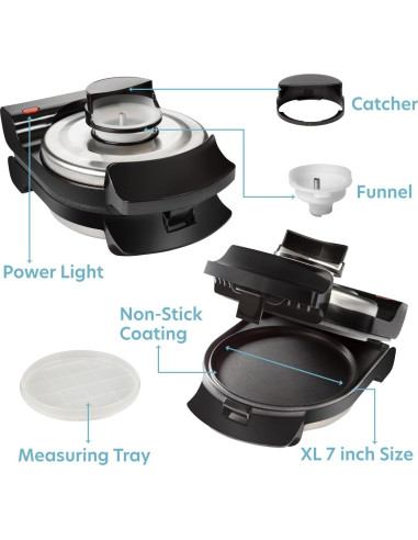 Hacedor de Panqueques Rellenos CucinaPro Eléctrico 17.78 cm