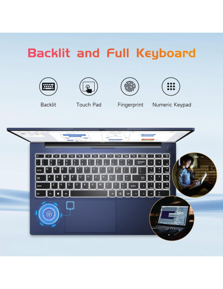 Laptop NIMO 15.6" FHD, 16GB RAM, 1TB SSD, Intel Pentium