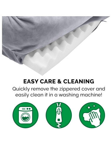 Cama Ortopédica para Perros Furhaven Mediana Gris Granito